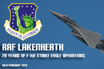 NEWS - 20 Years of F-15E Strike Eagle Operations RAF Lakenheath